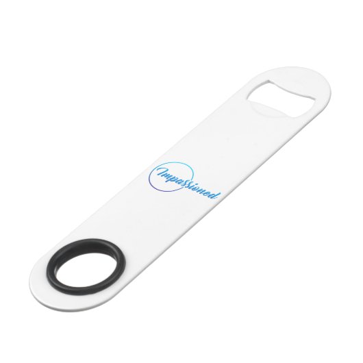 Personalisiertes Logo Speed Flaschenöffner (Rückseite Schrägansicht)