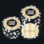 Personalisiertes Logo und Cooler Text Pokerchips<br><div class="desc">Erstellen Sie Ihre einzigartigen Personalisierten Logos und Text Coole niedliche Poker-Chips, die Ihr Firmenlogo hochladen und Ihren eigenen Text hinzufügen. Ein einfaches und berufliches Design wird Ihre Gäste beeindrucken! Überraschen Sie Ihre Gäste für Party, Hochzeiten, Nachtclubs und jede Art von Feiern. Die Vorlage für Poker-Chips ist vollständig anpassbar. Auch auf...</div>