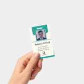 Personalisiertes Logo und Foto-ID-Abzeichen für Mi Ausweis (Handheld)