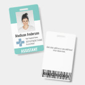 Personalisiertes Logo und Foto-ID des Krankenhause Ausweis (Front & Back)