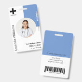 Personalisiertes Logo und Foto-ID des Krankenhause Ausweis (Front & Back)