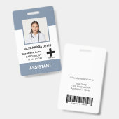 Personalisiertes Logo und Foto-ID des Krankenhause Ausweis (Front & Back)