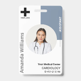 Personalisiertes Logo und Foto-ID des Krankenhause Ausweis