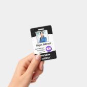 Personalisiertes Logo und Foto-ID des Krankenhause Ausweis (Handheld)