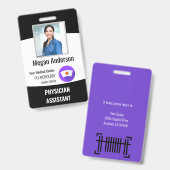 Personalisiertes Logo und Foto-ID des Krankenhause Ausweis (Front & Back)