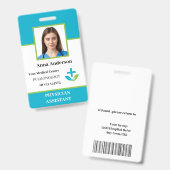 Personalisiertes Logo und Foto-ID des Krankenhause Ausweis (Front & Back)