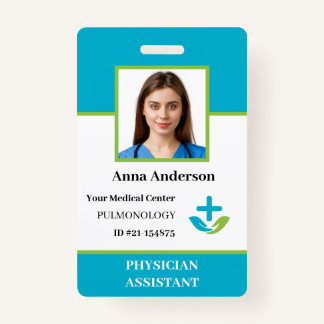 Personalisiertes Logo und Foto-ID des Krankenhause Ausweis