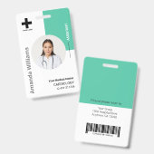 Personalisiertes Logo und Foto-ID des Krankenhause Ausweis (Front & Back)
