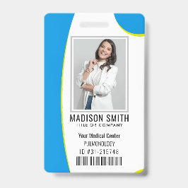 Personalisiertes Logo und Foto-ID des Krankenhause Ausweis