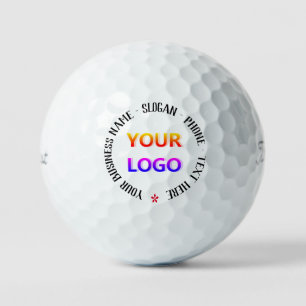 Personalisiertes Logo und kundenspezifische Textgo Golfball