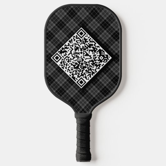 Personalisiertes Logo und QR-Code Fett Moderne Mar Pickleball Schläger (Vorderseite)
