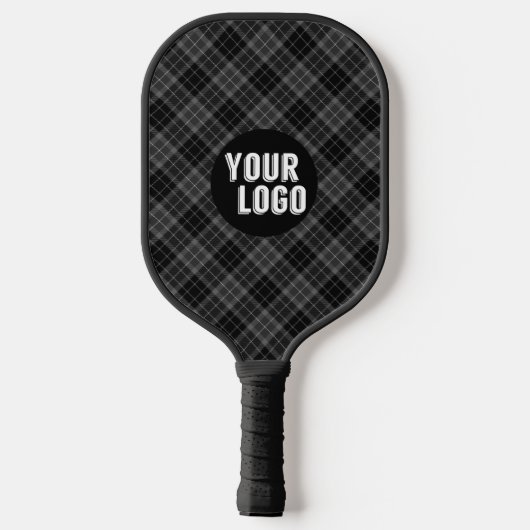 Personalisiertes Logo und QR-Code Fett Moderne Mar Pickleball Schläger (Rückseite)