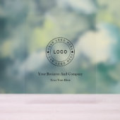 Personalisiertes Logo und Text Acrylschild (Neutral)