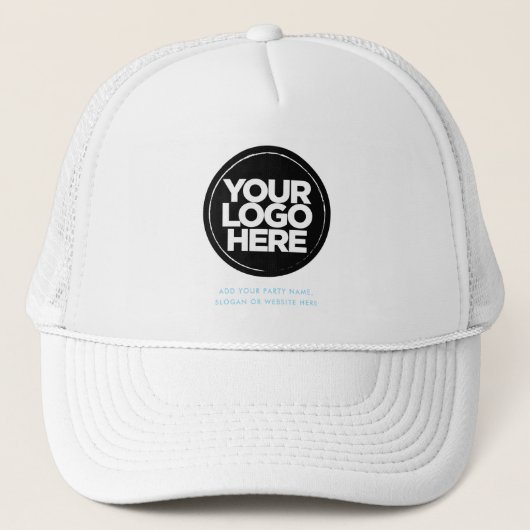 Personalisiertes Logo und Text Baseball Truckerkappe (Vorderseite)