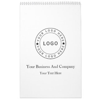 Personalisiertes Logo und Text Kalender