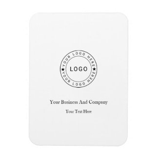 Personalisiertes Logo und Text Magnet