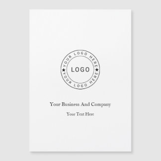 Personalisiertes Logo und Text Magnetkarte