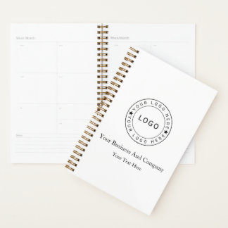 Personalisiertes Logo und Text Planer