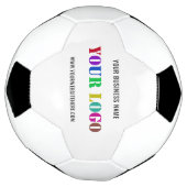 Personalisiertes Logo und Text-Werbeball Fußball (Gedreht)