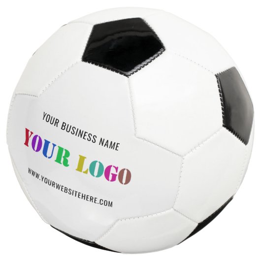 Personalisiertes Logo und Text-Werbeball Fußball (Dreiviertel)