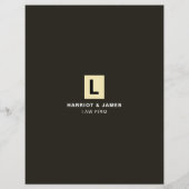 Personalisiertes Logo, Werbung für juristische Die Flyer (Hinten)