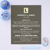 Personalisiertes Logo, Werbung für juristische Die Flyer (Einzeln)