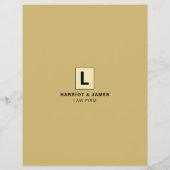 Personalisiertes Logo, Werbung für juristische Die Flyer (Hinten)