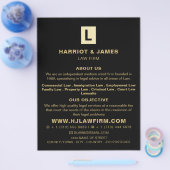 Personalisiertes Logo, Werbung für juristische Die Flyer (Einzeln)