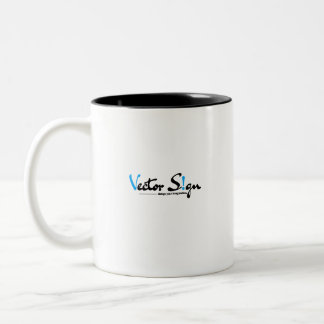 Personalisiertes Logo Zweifarbige Tasse