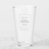 Personalisiertes Logodesign Glas (Rückseite)