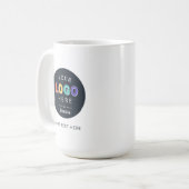 Personalisiertes Logodesign Kaffeetasse (Vorderseite Links)
