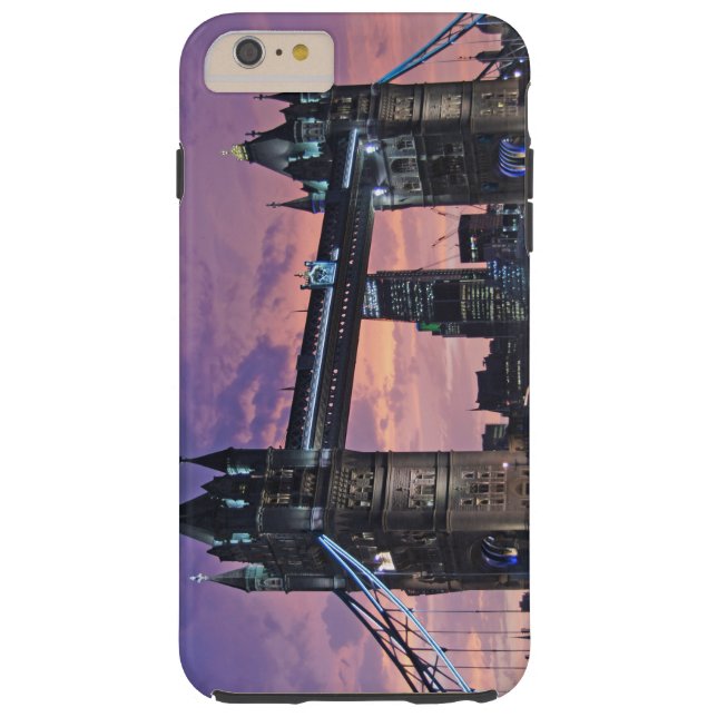 Personalisiertes London Sehenswürdigkeit Bridge Fo Case-Mate iPhone Hülle (Rückseite)