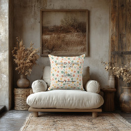 Personalisiertes London Skyline Minimalistisches M Kissen