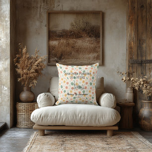 Personalisiertes London Skyline Minimalistisches M Kissen