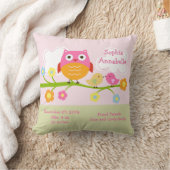 Personalisiertes "Love Birds & Owl with dots" Kiss Kissen (Decke)