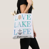 Personalisiertes Love See-LebenseeWatercolor Tasche (Von Nahem)