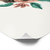 Personalisiertes "Loved Mother & Baby Squirrel" Poster (Ecke)