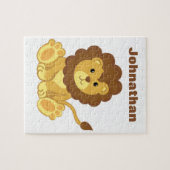 Personalisiertes Löwe-Puzzlespiel Puzzle (Horizontal)