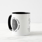 Personalisiertes Löwe-Sternzeichen Name und Eigens Tasse (Vorderseite Links)