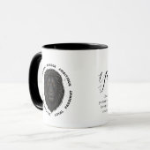 Personalisiertes Löwe-Sternzeichen Name und Eigens Tasse (Vorderseite Links)