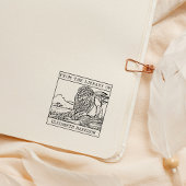 Personalisiertes LöwenBuchzeichen Gummistempel