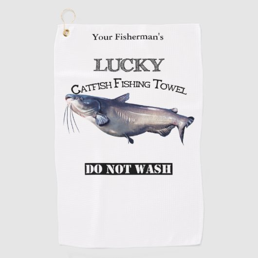 Personalisiertes Lucky Catfish Handtuch (Vorderseite)