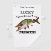 Personalisiertes Lucky Muskie Handtuch (Insitu)