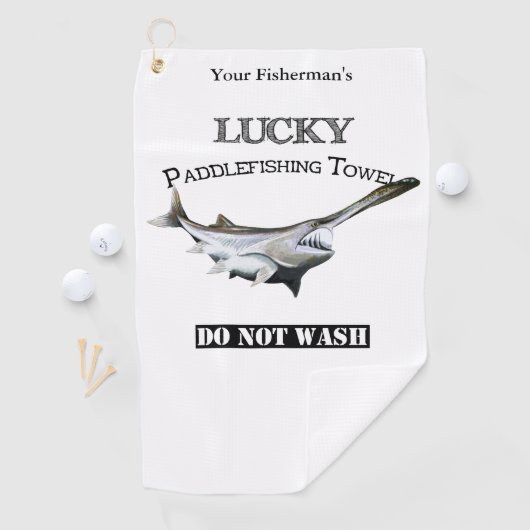 Personalisiertes Lucky Paddlefish Handtuch (Insitu)