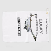Personalisiertes Lucky Paddlefish Handtuch (Horizontal)