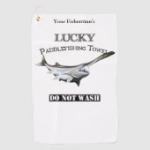 Personalisiertes Lucky Paddlefish Handtuch (Vorderseite)