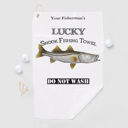 Personalisiertes Lucky Snook Handtuch (Insitu)