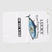 Personalisiertes Lucky Tuna Handtuch (Horizontal)