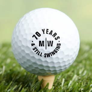 Personalisiertes Lustiges 70. Geburtstags Golfball
