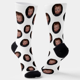 Personalisiertes lustiges Gesichtsfoto Socken